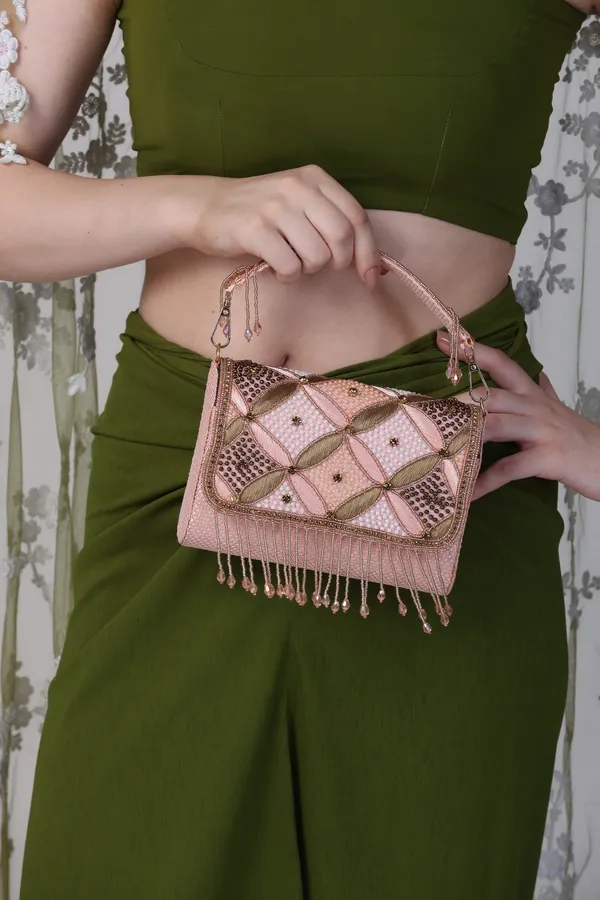 OSTY_ZAYRA_Premium_Bridal_Clutch_with_Zari_Embroidery,_Beaded_Fringe_&_Dual_Strap_|_Luxe_Golden_Clutch_with_Jute_Back