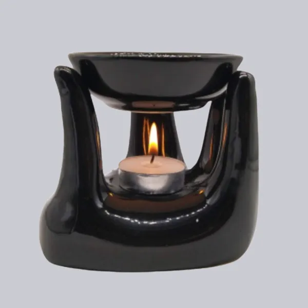 Black_Ceramic_Hand_Shaped_Essential_Oil_Burner_Diffuser_Tea_Light_Holder_Decorative_Diya