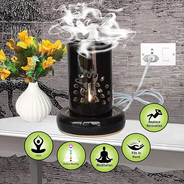Black_ceramic_Electric_Aroma_Oild_Diffuser