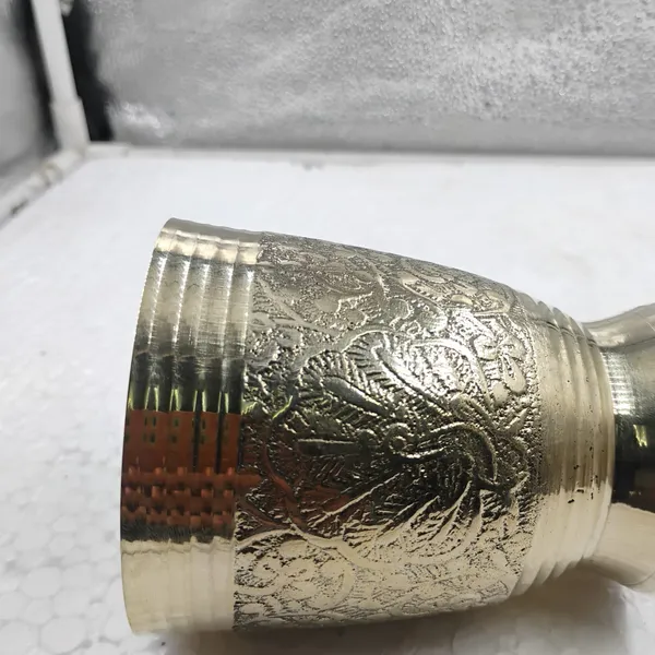 Pure_Brass_Glass_Tumbler_(Set_of_2)_for_Serving_Drinking_Water_Engraved_Design_Serveware_&_Drinkware_Yoga