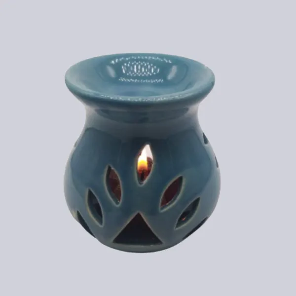Sea_Green_Ceramic_Tealight_Aroma_Diffuser_Set_of_2_Decorative_Tealight_Holder_for_Home_D_cor/Office,_Best_Used_for_Meditation/Yoga/Peace_Lavender_Fragrance_Oil_and_2_Tea_Lights,_3.5_x_3_INCH