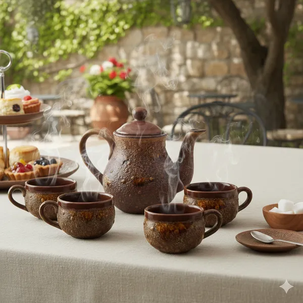 Ceramic_Serving_Kettle_Set_with_1_Kettle_(800_ml),_6_Cups_(100_ml_Each)