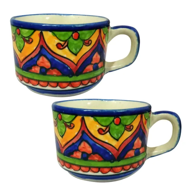 Ceramic_Tea_Cup_100_ML_Handicraft_by_Awarded_Indian_Artisan_(Multicolor,_Set_of_2)