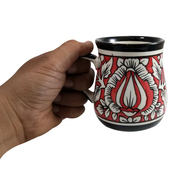 Coffee_Mug/Cup_Ceramic_Set_of_2_Handmade_|_Khurja_Pottery_|_250_ml