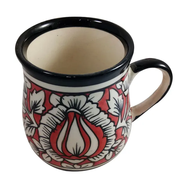 Coffee_Mug/Cup_Ceramic_Set_of_2_Handmade_|_Khurja_Pottery_|_250_ml