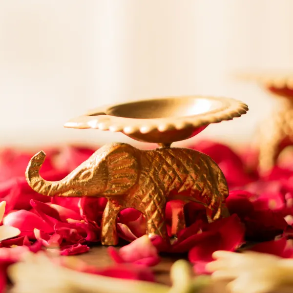 Elephant_Metal_Diya_Stand_Set_of_4