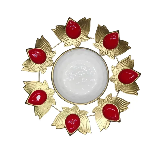 Gold_Metallic_7-Diya_Urli_with_Colorful_Meenakari_Work___Elegant_Festive_Decor_Bowl