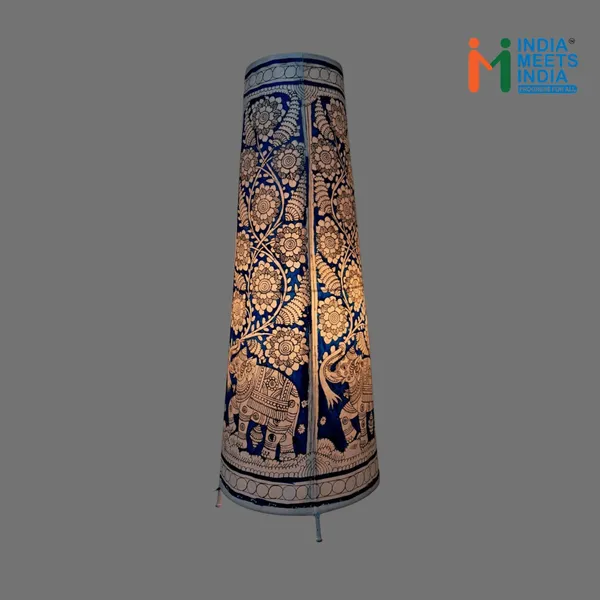 Hand_Painted_Hand_Pricked_Leather_Floor_Lamp_27_Inch