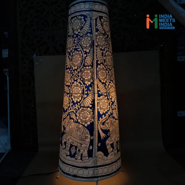 Hand_Painted_Hand_Pricked_Leather_Floor_Lamp_27_Inch