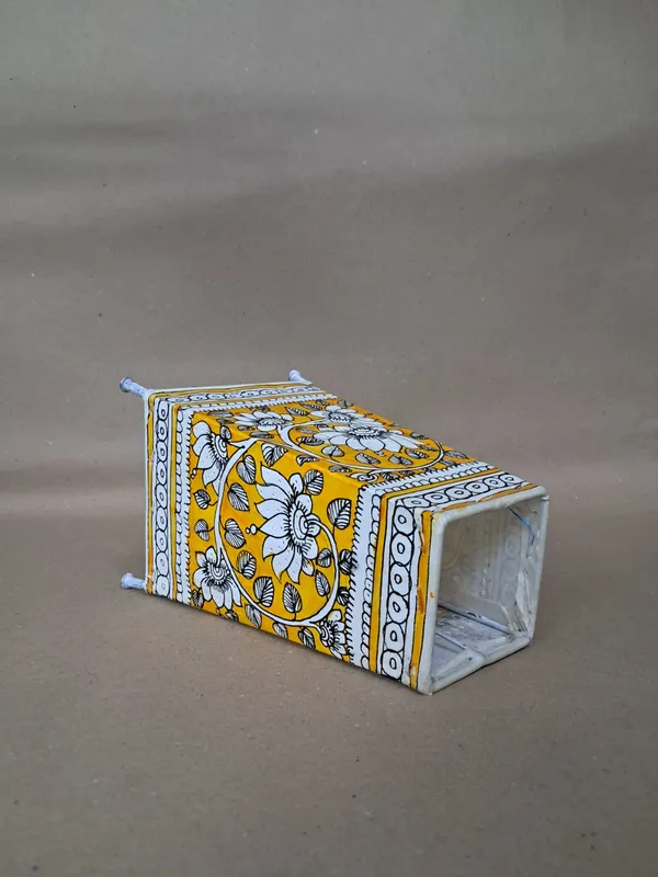 Hand_Painted_Hand_Pricked_Leather_Table_Lamp_Bedside_Lamp_(Yellow_and_White_Floral)