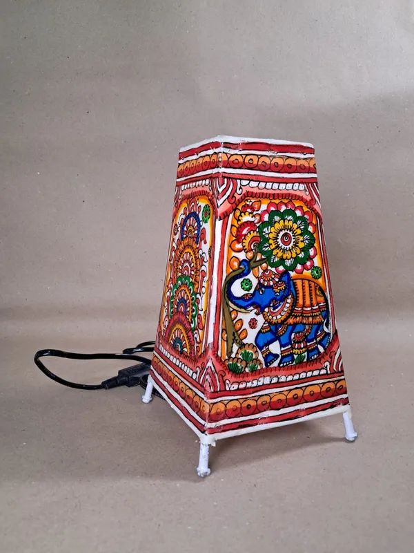 Hand_Painted_Hand_Pricked_Leather_Table_Lamp_Bedside_Lamp