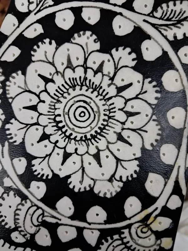 Hand_Painted_Hand_Pricked_Leather_Table_Lamp_Bedside_Lamp_(Black_and_White_Rangoli)