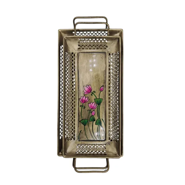 Hand_Painted_Metal_Serving_Tray_set_of_2_Scratch_and_Stain_Proof