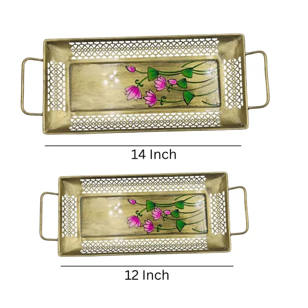 Hand_Painted_Metal_Serving_Tray_set_of_2_Scratch_and_Stain_Proof