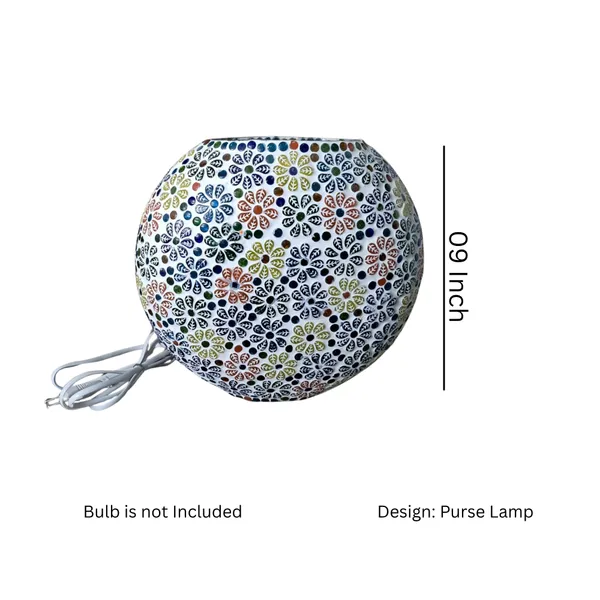 Handcrafted_Mosaic_Glass_Table_Lamp_?Floral_Purse_Design_(9_Inch)