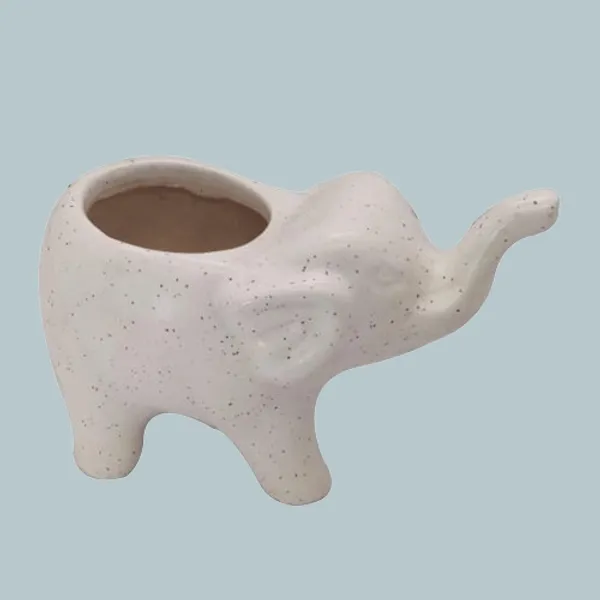 Elephant_Shaped_Ceramic_Planter_Flower_Pot_Indoor_Outdoor_Planter_4_Inch_Handicraft_by_Awarded__n_Artisan_(White)