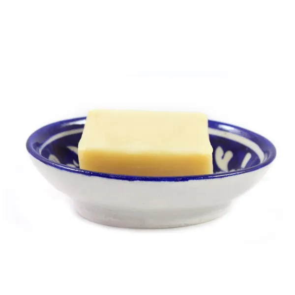 Blue_Art_Pottery_Bath_Set_Dark_Blue_Floral_Oval_Shape_Soap_Dish_and_Brush_Holder_Elegant_Bath_Accessories_Set_of_2