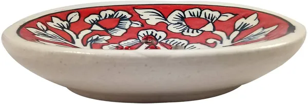 Red_Ceramic_Soap_Bar_Dish_Tray_Hand_Painted_Bath_Accesorries_5_x_4_inch