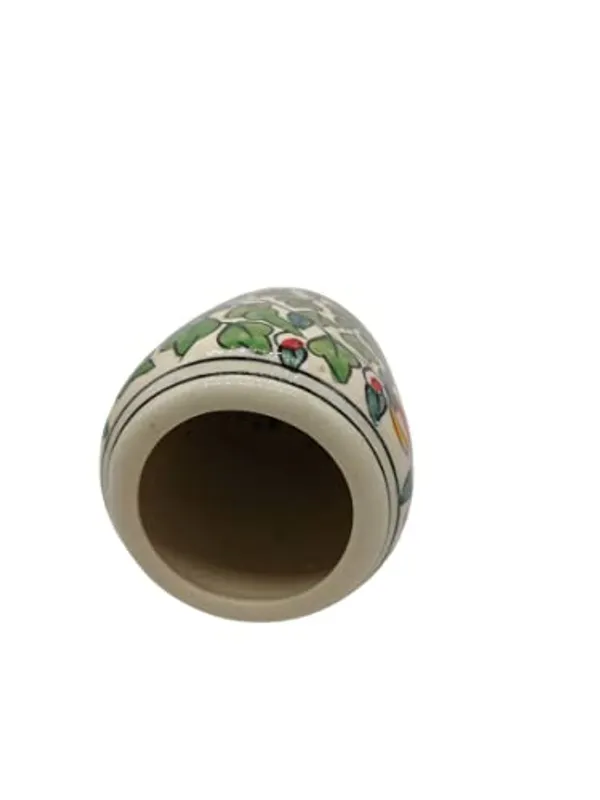 Green_Ceramic_Brush_Holder_Pen_Holder_Shaving_Kit_Stand_Hand_Painted_Bath_Accesorries_4_inch