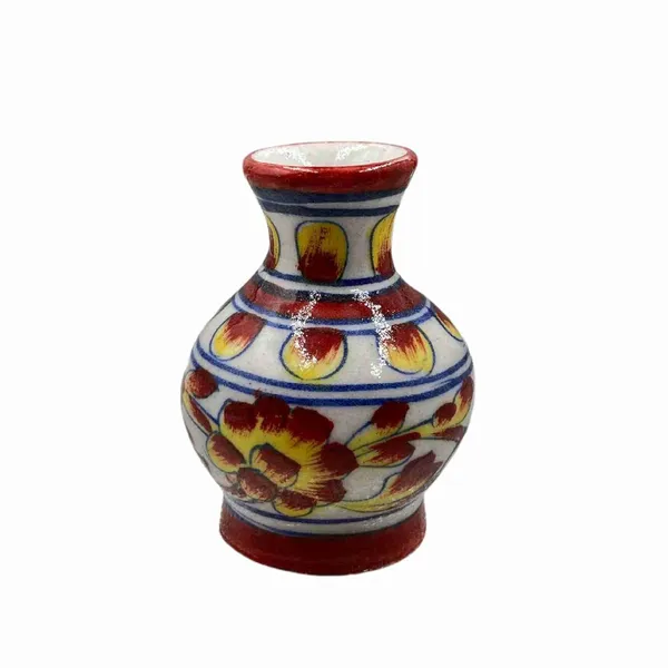 Blue_Art_Pottery_Mini_3_inch_Set_of_2_Decorative_Vase_Tabletop_D_cor