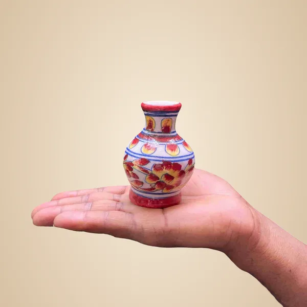 Blue_Art_Pottery_Mini_3_inch_Set_of_2_Decorative_Vase_Tabletop_D_cor