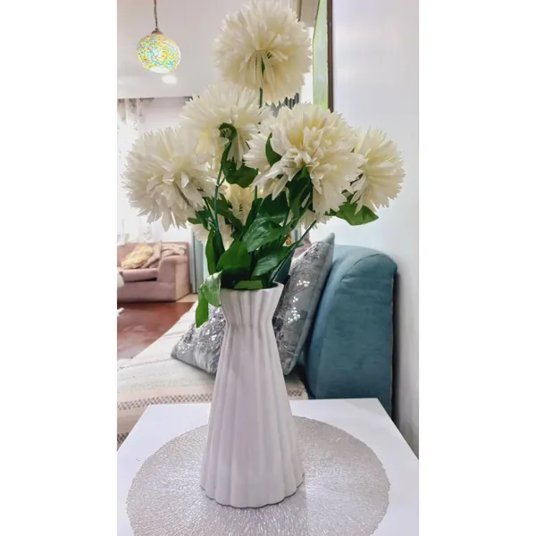 White_Ceramic_Table_Vase_Planter_Large_Elegant_Living_Room_Decorative_Vase_12_inch