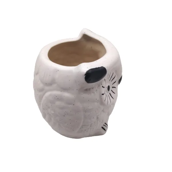 White_Ceramic_Owl_PlanterDecorative_Planter_for_Home_D_cor/Living_Room/Office/Table_Top/Dining_Area_and_Windowsill_D_cor_6_x_4_Inches