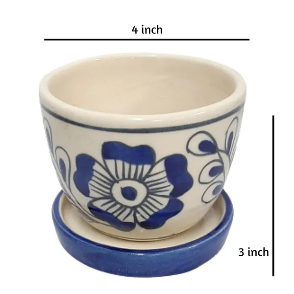 Blue_Ceramic_Cup_Plate_Planter_Without_Flower_Decorative_Planter_for_Home_D_cor/Living_Room/Office/Dining_Area_and_Windowsill,_3_x_4_inches