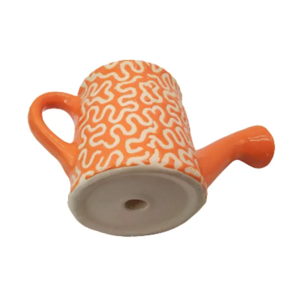 Orange_Ceramic_Planter_Watering_Can_Shaped_Indoor_Outdoor_Plant_Container_Vase_5_inch