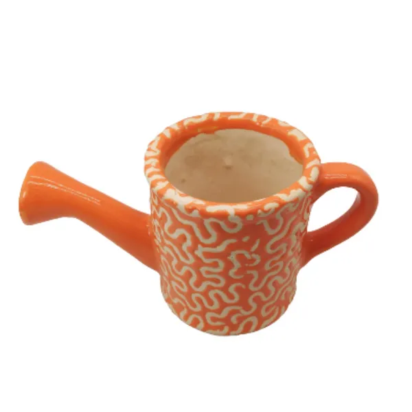 Orange_Ceramic_Planter_Watering_Can_Shaped_Indoor_Outdoor_Plant_Container_Vase_5_inch