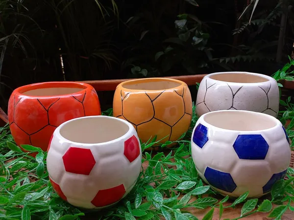 Red_Ceramic_Planter_Football_Shape_Flower_Pot_Indoor_Vase_Planter