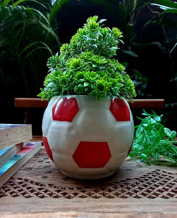 Red_Ceramic_Planter_Football_Shape_Flower_Pot_Indoor_Vase_Planter