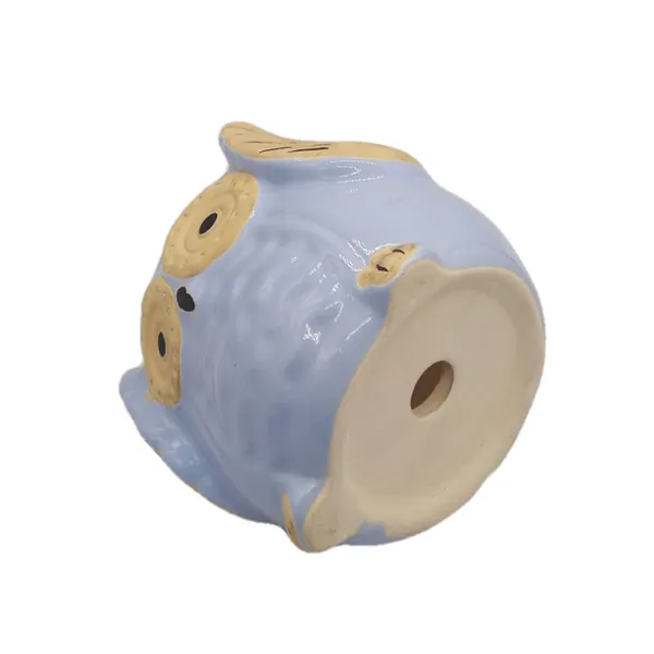 Sky_Blue_Owl_Shape_Ceramic_Flower_Pot_Planter_Pot_Indoor_Outdoor_Planter_3.5_inch