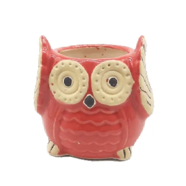 Red_Blue_Owl_Shape_Ceramic_Flower_Pot_Planter_Pot_Indoor_Outdoor_Planter_3.5_inch