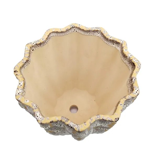 Cream_Ceramic_Flower_Pot_Designer_Planter_Flow_Design_Vase_Indoor_Outdoor_Planter_6_inch