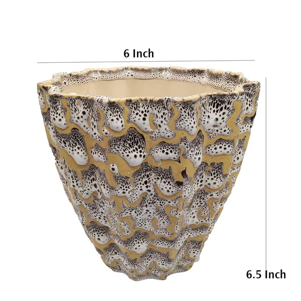 Cream_Ceramic_Flower_Pot_Designer_Planter_Flow_Design_Vase_Indoor_Outdoor_Planter_6_inch