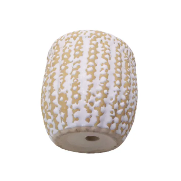 Cream_Ceramic_Planter_Indoor_Outdoor_Flower_Pot_5_inch
