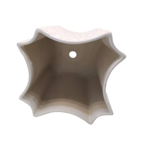 White_Ceramic_Indoor_Outdoor_Planter_Flower_Pot_Self_Design_5.5_inch