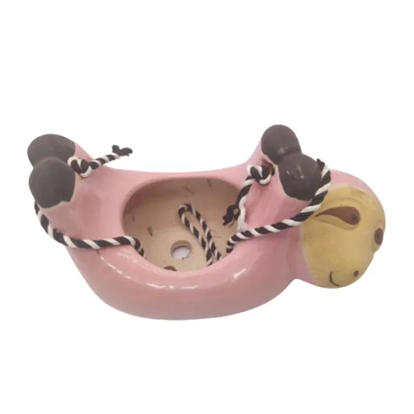 Ceramic_Hanging_Planter_Pot_Flower_Pot_Indoor_Planter_Handicraft_by_Awarded__n_Artisan_(Sloth_(Pink))