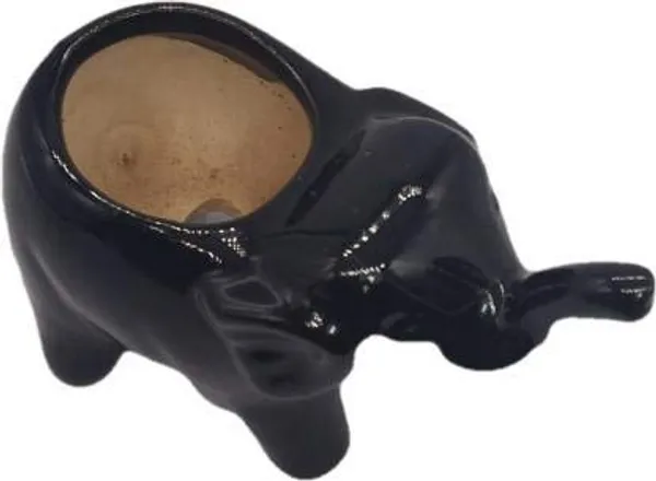 Elephant_Shaped_Ceramic_Planter_Flower_Pot_Indoor_Outdoor_Planter_4_Inch_Handicraft_by_Awarded__n_Artisan_(Red)