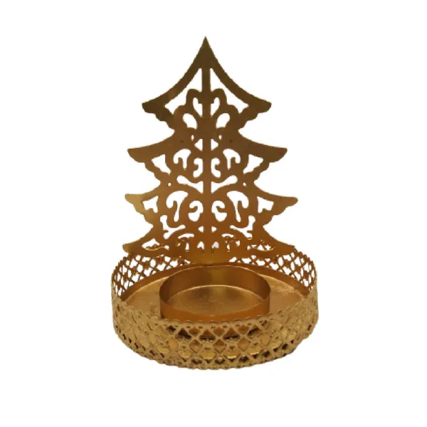 Christmas_Tree_Tea_light_holder_Candle_Holder_Set_of_2_Gold_Mettalic_Finish
