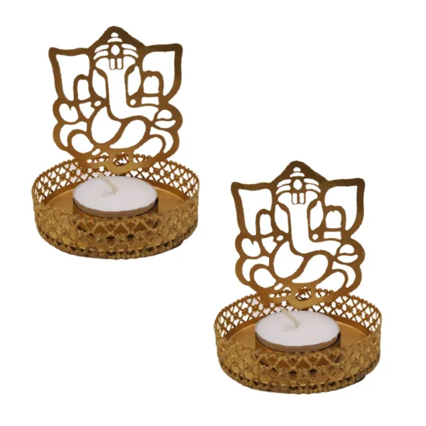 Ganesha_Ganesh_ji_Tea_light_holder_Candle_Holder_Set_of_2_Gold_Mettalic_Finish