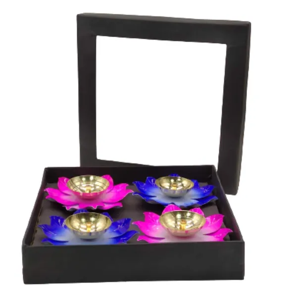 4_inch_Akhand_Jot_Diya_Kamal_Patti_Lotus_Decorative_Metal_Diya_Set_of_4_with_Box_Festival_Decoration_and_Gifting