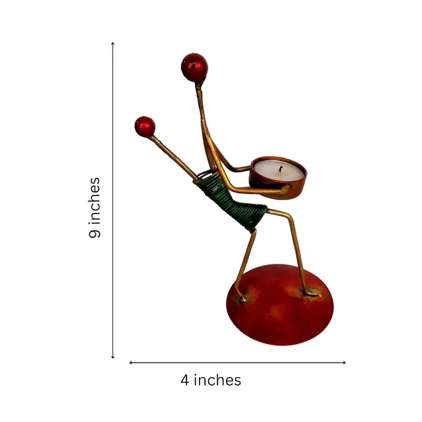 Tea_Light_Holder_Lady_with_Child_Figurine_Metallic_Gold_and_Red_Color_Decorative_Diya_Diwali_Christmas_Gift