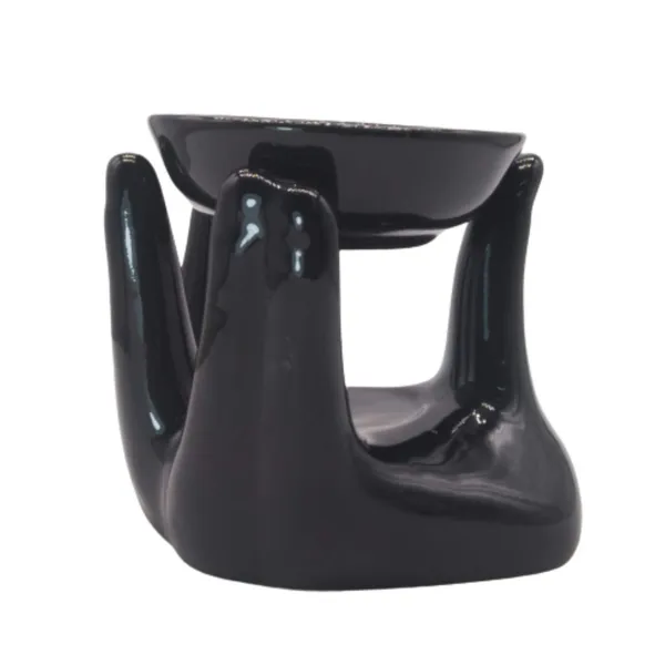 Black_Ceramic_Hand_Shaped_Essential_Oil_Burner_Diffuser_Tea_Light_Holder_Decorative_Diya