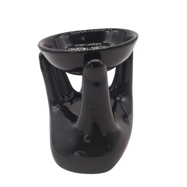 Black_Ceramic_Hand_Shaped_Essential_Oil_Burner_Diffuser_Tea_Light_Holder_Decorative_Diya