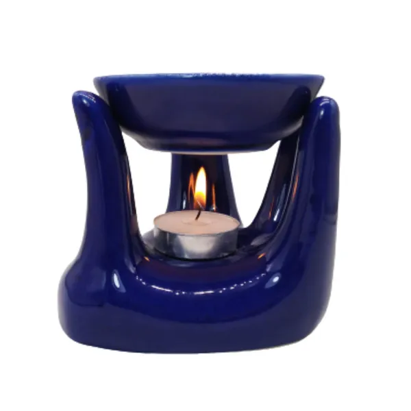Blue_Ceramic_Hand_Shaped_Essential_Oil_Burner_Diffuser_Tea_Light_Holder_Decorative_Diya