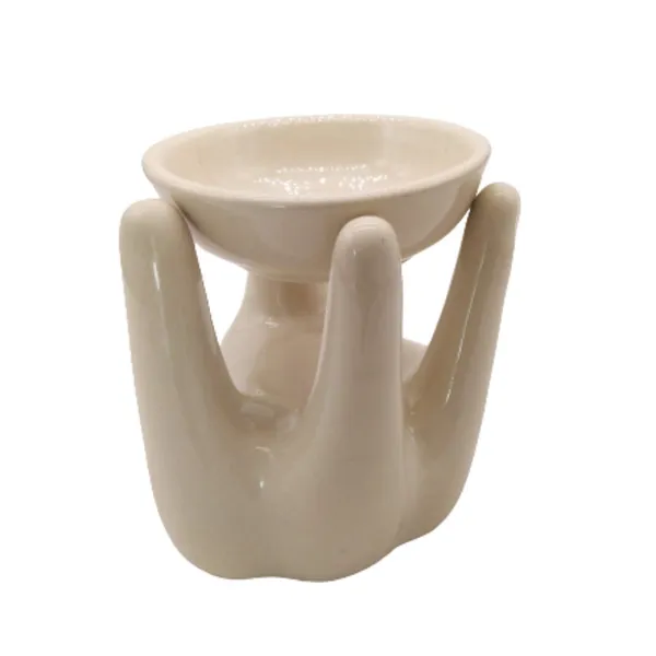 White_Ceramic_Hand_Shaped_Essential_Oil_Burner_Diffuser_Tea_Light_Holder_Decorative_Diya