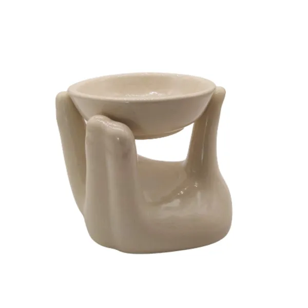 White_Ceramic_Hand_Shaped_Essential_Oil_Burner_Diffuser_Tea_Light_Holder_Decorative_Diya