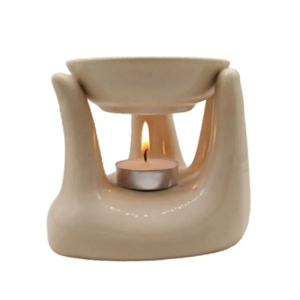 White_Ceramic_Hand_Shaped_Essential_Oil_Burner_Diffuser_Tea_Light_Holder_Decorative_Diya